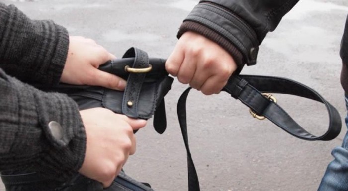 В Ставрополе двое молодых людей отобрали у прохожего сумку