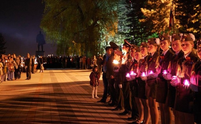 Сегодня вечером в краевой столице состоится акция «Огни памяти-2015»